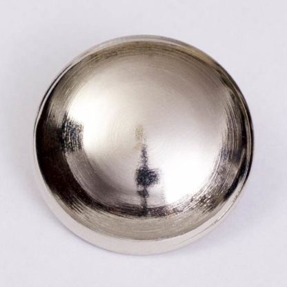 Guzik uniwersalny gładki srebrny śr. 25 mm