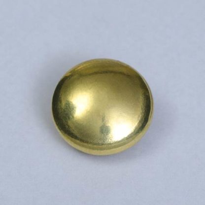 Guzik uniwersalny gładki złoty śr. 16 mm