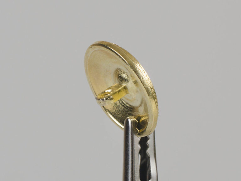 Guzik z herbem kolor złoty śr. 22 mm