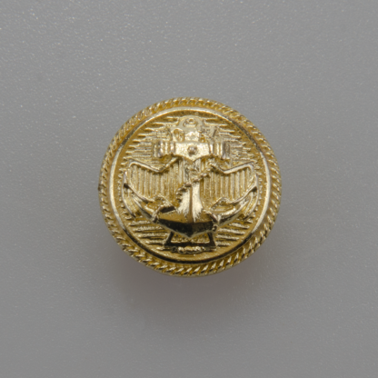 Marynarski guzik wojskowy wzór 2019 złoty śr. 16 mm wąs