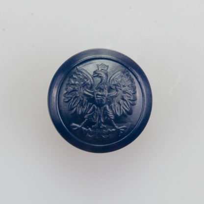 Służba więzienna, Policja guzik współczesny z orłem kolor granatowy śr. 16 mm (żywica)
