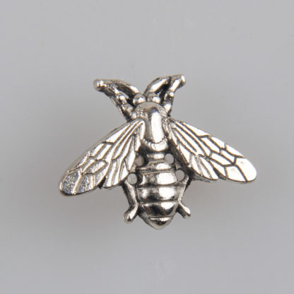 Pszczoła znaczek na pin/ szpilkę kolor srebrny