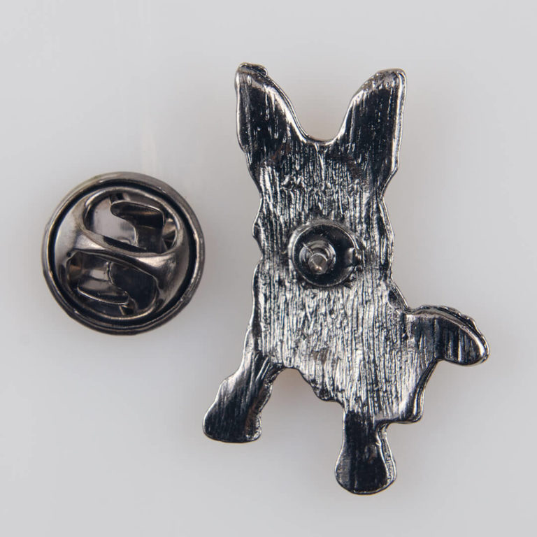 Owczarek Niemiecki pies, znaczek na pin/ szpilkę, kolorowa emalia