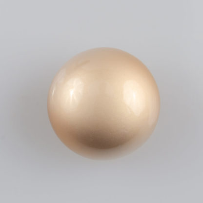 Guzik grzybek gładki złoty perłowy śr. 20 mm