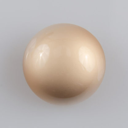 Guzik grzybek gładki złoty perłowy śr. 25 mm