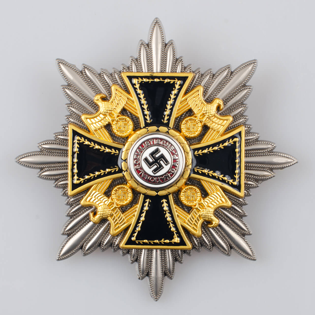 Gwiazda Orderu Niemieckiego 3 klasy Złoty Krzyż - III Rzesza