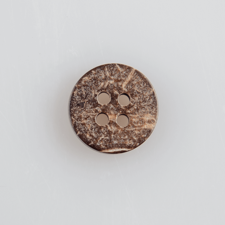 Guzik kokosowy 3D, 13 mm (20″), cztery dziurki