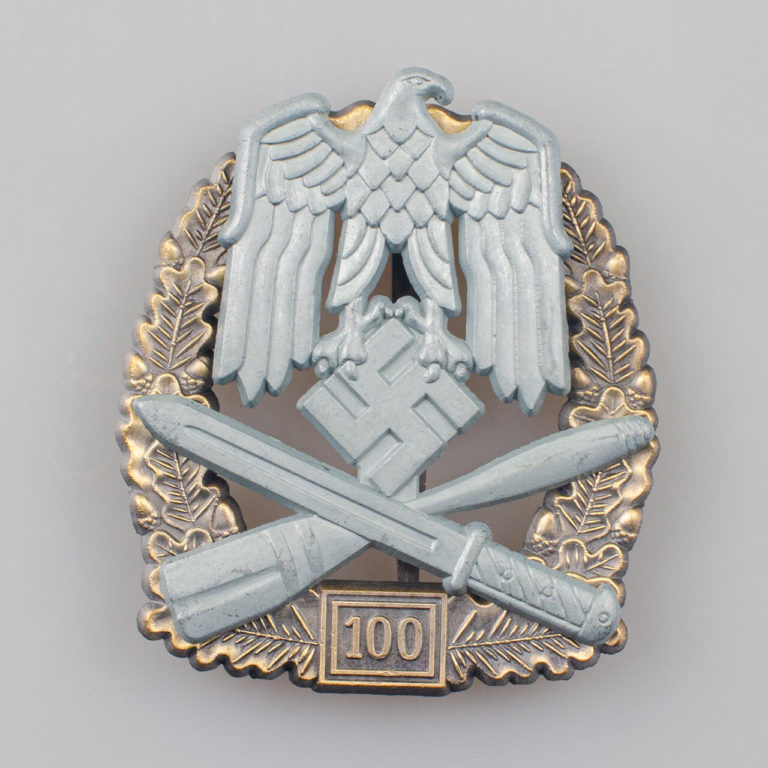 Odznaka Szturmowa Wehrmachtu (Sturmabzeichen) za 100 potyczek - III Rzesza