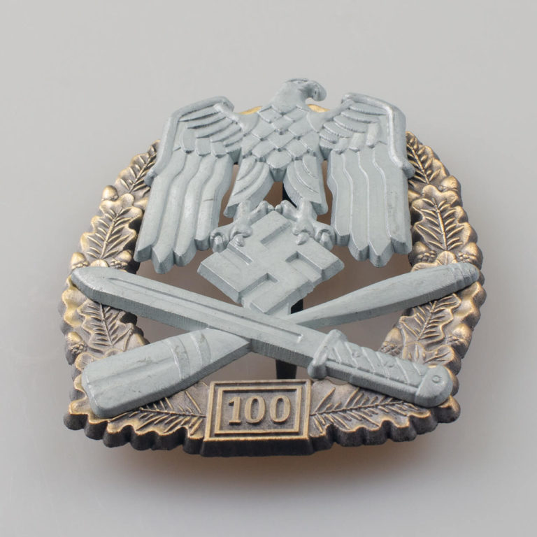 Odznaka Szturmowa Wehrmachtu (Sturmabzeichen) za 100 potyczek - III Rzesza