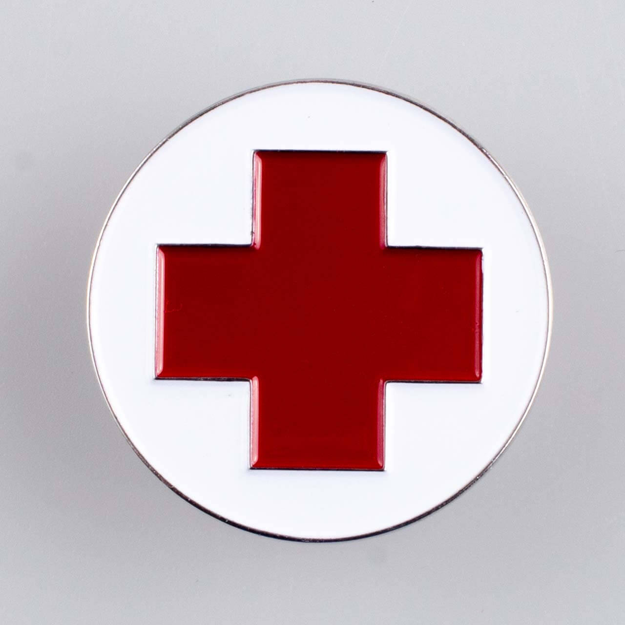 Czerwony Krzyż, Służby Medyczne znaczek na pin/ szpilkę