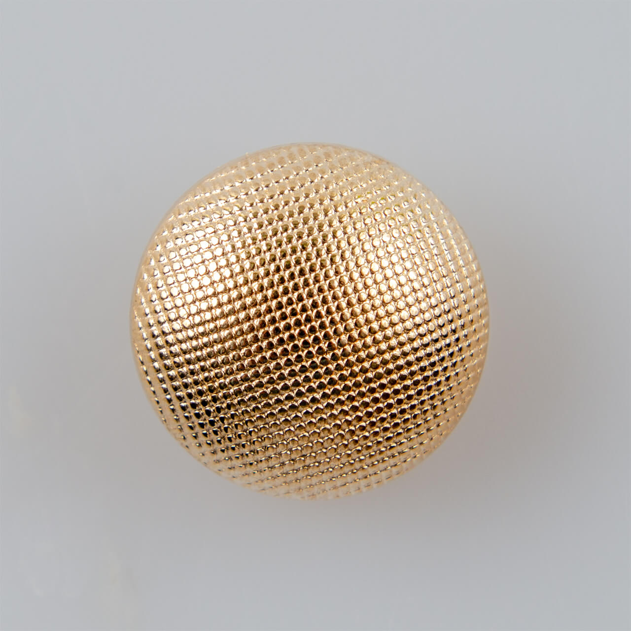 Guzik ozdobny elegancki pikowany kolor złoty śr. 25 mm