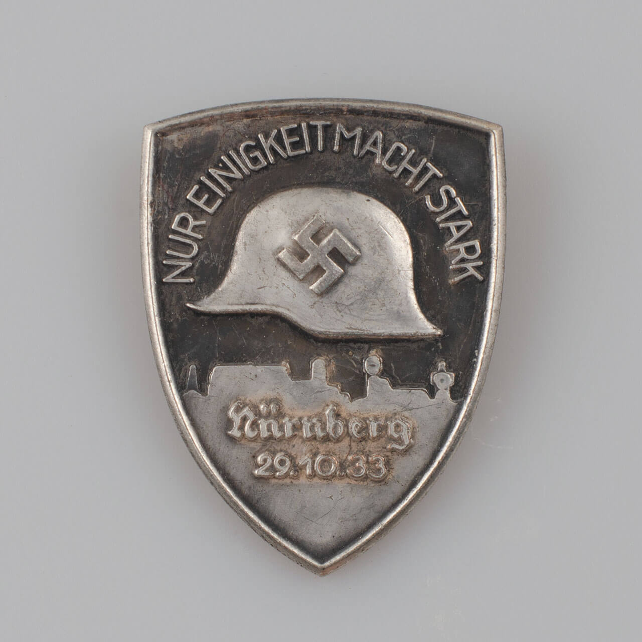 Odznaka NSDAP "W jedności siła" ze zjazdu w Norymbergi (1933) - III Rzesza